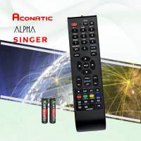 *ส่งฟรี* รีโมททีวี LCD/LED ยี่ห้อ Singer/Alpha  รุ่น LED2868