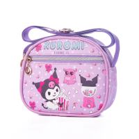 Sanrio Hello Kitty Big Size Schoolbag Cinnamoroll Crossbody Bookbags My Melody Backpacks Leather Kuromi PU Shoulder Bag
