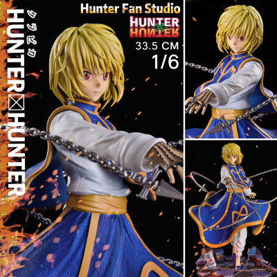 Figure ฟิกเกอร์ Hunter Fan Studio จากการ์ตูนเรื่อง Hunter x Hunter ฮันเตอร์ x ฮันเตอร์ Kurapika คุราปิก้า ชนเผ่าคูลท์ที่เหลือรอด Chain Jail 1/6 สูง 33.5 cm Skala Curapikt GK Resin Statue Ver Anime Hobby โมเดล ตุ๊กตา อนิเมะ การ์ตูน มังงะ ของขวัญ Model