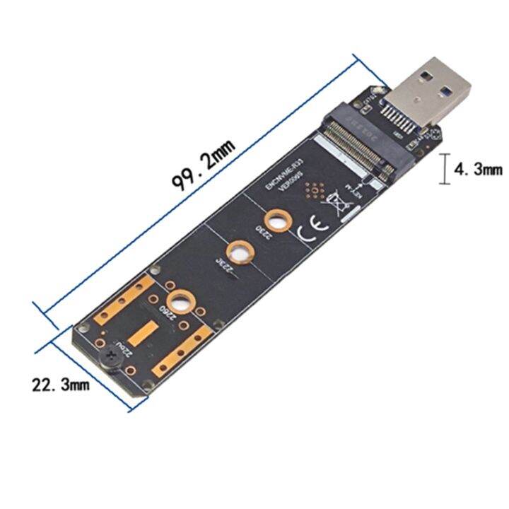 usb3-2-gen2-10gbps-to-nvme-protocol-m-2-hard-disk-box-to-a-port-realtek-rtl9210-card-opening