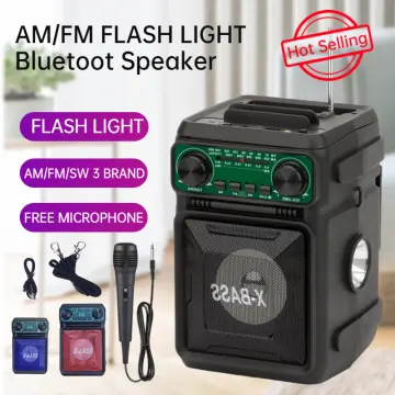 Emerald Bluetooth Karaoke Microphone With FM Radio