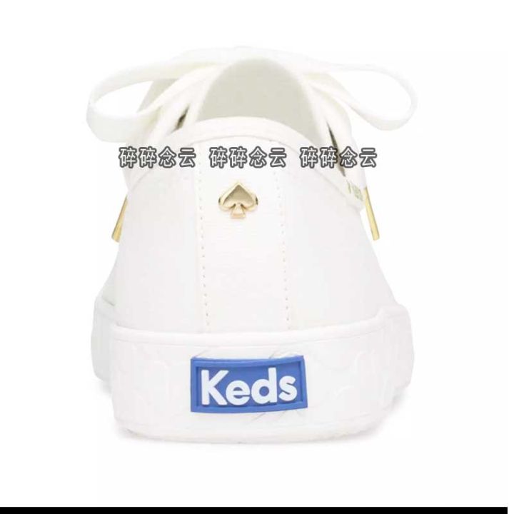 keds-co-branded-kate-spade2021-รองเท้าผ้าใบลําลองสีขาว