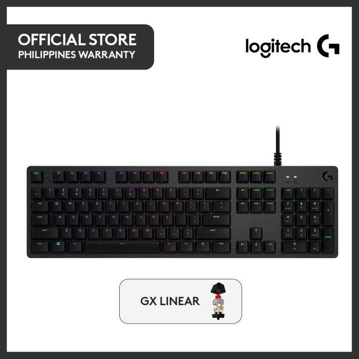 Logitech G512 CARBON LIGHTSYNC RGB Mechanical Gaming Keyboard with GX