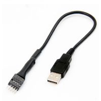 9Pin Male to External USB A Male PC Mainboard Internal Data Extension Cable 20cm