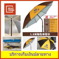 ROM ร่มกันแดด ร่มตกปลากัน UV 1.8 ม.  คอสปริงปรับเอียงได้ ร่มกันฝน  Umbrella