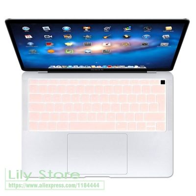 Silicone English Keyboard Cover  Skin Laptop Keyboard Protector for MacBook Air 13 A1932 with Touch ID 2018 A 1932 Waterproof Keyboard Accessories