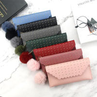 Coin Purse With Fur Ball Jewelry Phone Case Wallet Vintage Coin Purses Ladies Card Wallet Womens Long Wallet