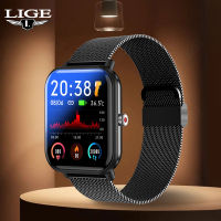 LIGE 2022 Smartwatch Men Watches Waterproof Blood Oxygen Monitor Bluetooth Calls Smart Watch For Women IOS Android