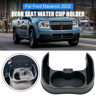 dfthrghd Rear Seat Water Cup Holder for FORD Maverick 2022 TPE Center Console Cup Holder Rear Partition Storage Box Car Interior Acc H2I8