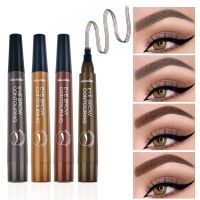 Microblading Eyebrow Pen Waterproof Fork Tip Eyebrow Tattoo Pencil Long Lasting Professional Fine Sketch Liquid Eye Brow Pencil