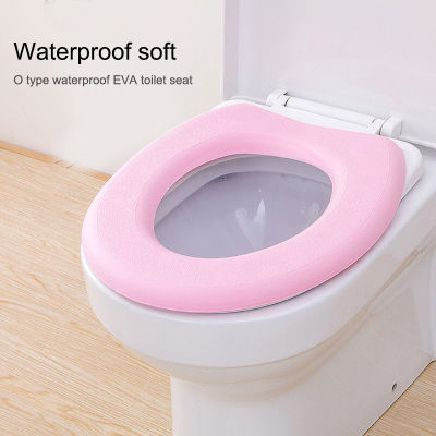 Waterproof EVA Toilet Seat Cushion Toilet Paste Ring Universal Foam Toilet Sticker Washable Toilet Pad