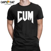 DoomMens Crew Neck T-Shirts Cotton Funny Shirt Software Summer Short Sleeve Clothes