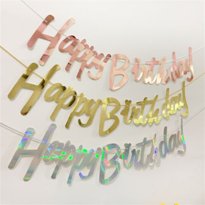 Gr Baby Hangng Decor Shower Boys Happy Brthday Suppes Buntng Fags Party Brthday