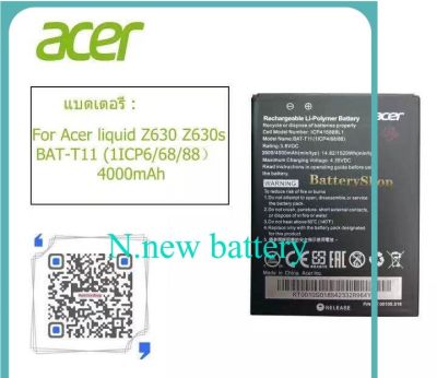 แบตเตอรี่ Acer liquid Z630 Z630s Battery BAT-T11 (1ICP6/68/88）4000mAh ประกัน3 เดือน