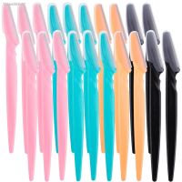 ✌ 3/4/10Pcs Eyebrow Trimmer Scissors Shaver Blade Eye Brow Shaper Hair Remover Eyebrow Cutting Portable Women Beauty Makeup Tools