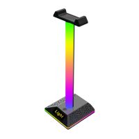 RGB Gaming Headphones Stand, RGBIC Headphones Stand, Symphony Headphone Holder for Gamers PC Earphone Accessories Desk