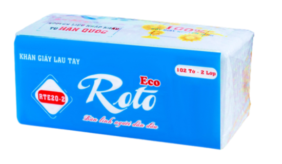 Khăn giấy rút lau tay đa năng cao cấp 2 lớp 102 tờ roto eco thế giới giấy - ảnh sản phẩm 5