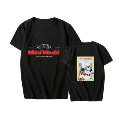 Stray Kids t Shirt SKZ mini World 2023 seasons greetings t-shirt Cotton Premium Quality Kpop Fans tees