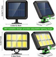 ไฟ LED LED พลังงานแสงอาทิตย์ติดผนังพร้อมไฟ LED 160ดวงเหมาะสำหรับตกแต่งกลางแจ้ง