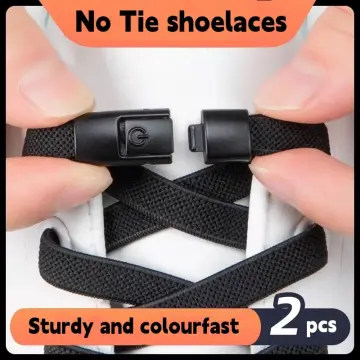 Flat Elastic Shoe Laces Sneakers No Tie Shoelaces for Shoes Tennis