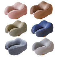 U Shaped Neck Memory Foam Slow Rebound Cushion for airplane Car and Bed Necks Support