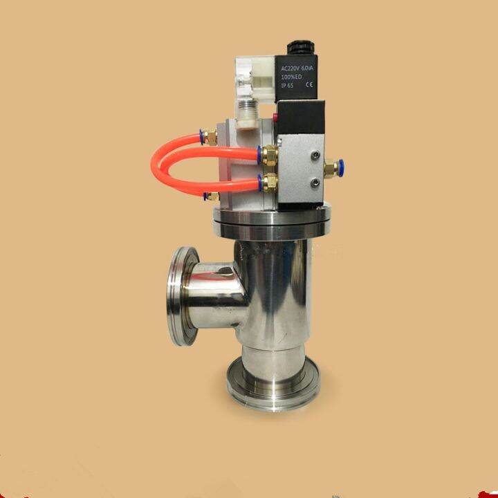 hot-dt-pneumatic-vacuum-baffle-valve-high-angle-kf16-kf25-kf40-kf50-quality