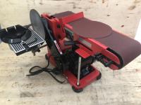 เครื่องขัดกระดาษทรายทรายสายพานแบบตั้งโต๊ะ Belt&amp;Disc Sander ยี่ห้อ XYLON รุ่น XY-350