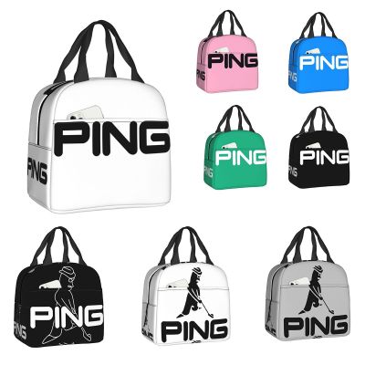 Golf Logo Lunch Bag for Women Men Warm Cooler Insulated Lunch Box for Student School Work Picnic Food Tote Bags Towels