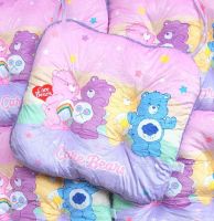 เบาะรองนั่ง  เบาะออฟฟิต หมีCare Bears   มีเชือกผูก ไซส์ใหญ่ 45×45×8 cm