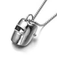 Roll Welders Pendant Necklace Stainless Steel Jewelry Silver Box Chain Hip Hop Rock Punk Cool Style for Men