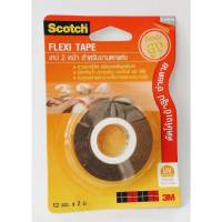 เทป 2 หน้า Flexi Tape Scotch (12 มม. x 2 ม.)