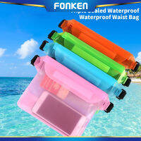 FONKEN ว่ายน้ำกันน้ำกลางแจ้งกระเป๋า Beach โทรศัพท์มือถือกระเป๋ากันน้ำสามชั้น PVC ซีลเก็บกระเป๋าชายหาดสกีล่องแก่งดำน้ำกระเป๋าสะพายไหล่ใต้น้ำโทรศัพท์มือถือกระเป๋าโทรศัพท์เรือชายหาดกีฬา Cover