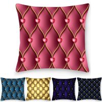 1pc Geometric Print Pillowcase Double Side Polyester Pillowcase Home Decor Pillow Cover Car Sofa Cushion Cover Home Decoration