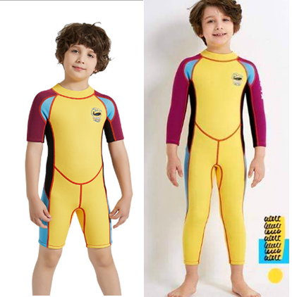 สินค้าลดพิเศษ-ชุดว่ายน้ำเก็บอุณหภูมิ-wetsuit-น้องไซซ์-s-น้ำหนักไม่เกิน14กิโล-กันหนาวกันแดดกันเป็นหวัด
