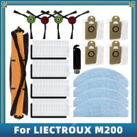 LIECTROUX M200 Cleaner Spare Parts Accessories Main Side Hepa Filter Mop Rag Dust