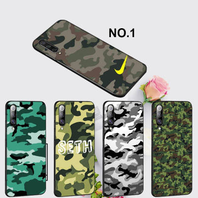 Xiaomi Mi 9 9T 10T 11i 11T 11 12 12X Poco C3 F2 F3 GT M2 M3 Pro X2 Pocophone F1 EL11 Army Green Camouflage Pattern Phone เคสโทรศัพท์