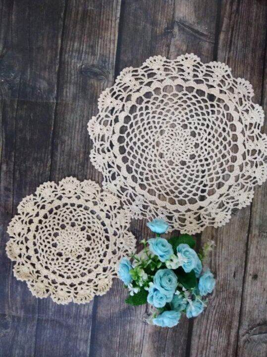 luxury-vintage-cotton-table-coaster-placemat-round-tablecloth-coffee-cup-glass-kitchen-dining-mat-pad-crochet-lace-doily-2sizes