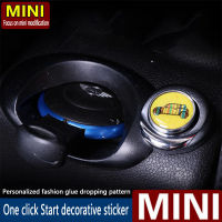 AFor Mini Cooper One-Click Start Sticker R56 R60ปุ่มจุดระเบิดการตกแต่งที่สำคัญ ModificationM