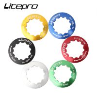 Litepro จักรยานเสือภูเขาถนนภูเขาชุดเฟืองจักรยานฝาครอบล้อตุนกำลังพับจักรยานอะลูมิเนียมอัลลอย Freewheel ฝาครอบแหวนล็อค