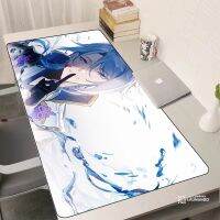 Kamisato Ayato อุปกรณ์เกมพีซี Genshin Impact Mousepad แผ่นรองเมาส์แป้นพิมพ์คอมพิวเตอร์ แผ่นรองเมาส์ Deskmat Xxl