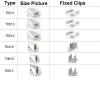 Led นีออนแถบหลอดคงที่คลิป WS2812B WS2813 SK6812 WS2815 WS2811ที่มีความยืดหยุ่นหลอดไฟ LED Strip ซิลิกาเจลนุ่มโคมไฟหลอดผู้ถือ