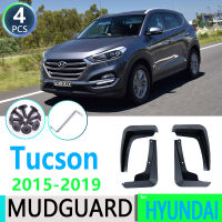 สำหรับ Hyundai Tucson 3 TL 2016 ~ 2019 2017 2018 Fender Mudguard Mud Flaps Guard Splash Flap รถอุปกรณ์เสริม