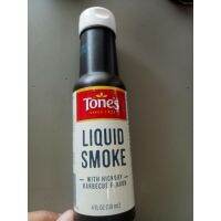 ?สินค้าขายดี? LIQUID SMOKE WITH HICKORY BARBECUE FLAVOR SAUCE ซอสบาร์บีคิว กลิ่นรมควัน โทนส 118G ราคาสุดฟิน