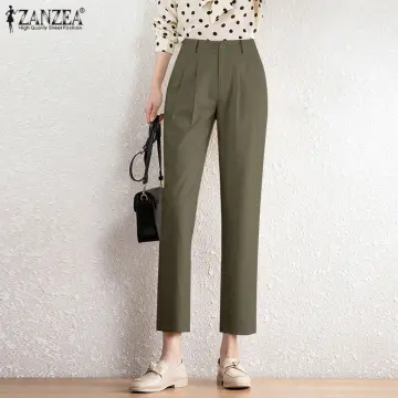 ZANZEA Korean Style Womens Wide Leg Plain Hot Pants Shorts Formal