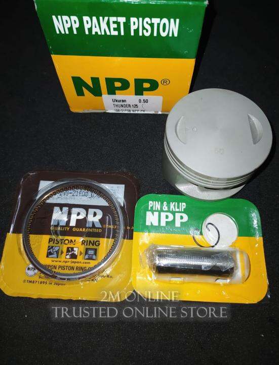 Seher Piston Kit Thunder 125 OS 50 Merk NPP NPR Lazada Indonesia
