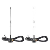 2X UT 106UV SMA Male Dual Band Mobile Magnet Antenna Yaesu Two Way Radios