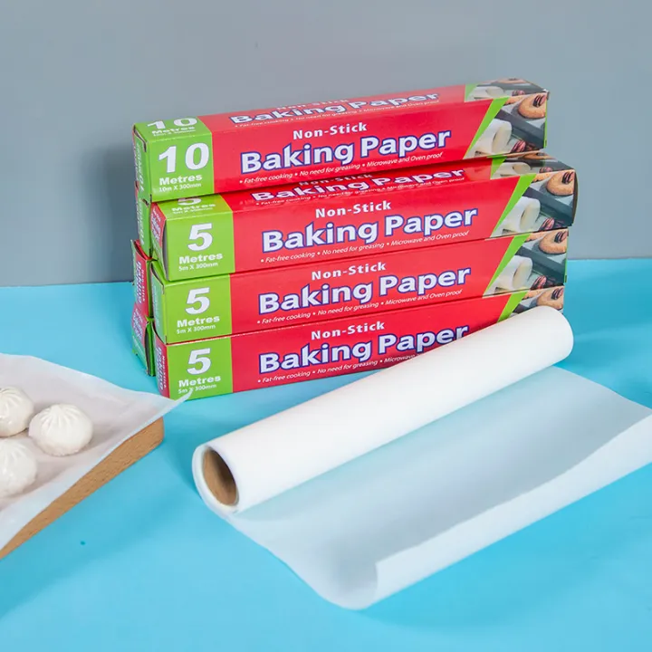 Nonstick Baking Paper High temperature resistance Oilproof Oven Barbecue Steamed Paper 5M/10