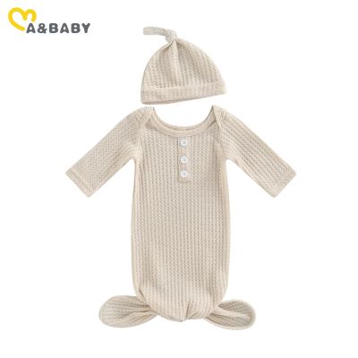 ma&amp;baby 0-3M Newborn Infant Baby Boys Girl Sleeping Bags Soft Knit Long Sleeve Bedding Fall Spring