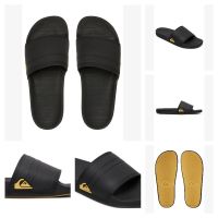 Quiksilver Men Slipper Original ของแท้100% รองเท้าแตะ รองเท้าแตะผู้ชายแบบยางRubber กันลื่น น้ำหนักเบา ใส่สบาย ใส่ไปได้ทุกที่ รองเท้าผู้ชาย รองเท้าใส่ไปท