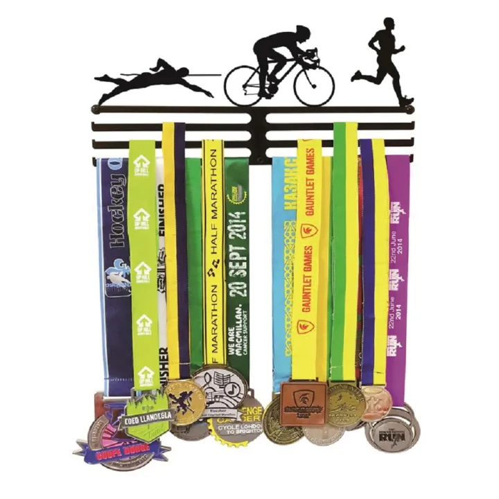 triathlon-and-marathon-runner-metal-medal-hanger
